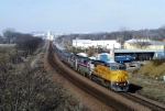 UP 9494 leading Amtrak consist